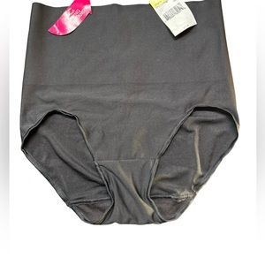 MAIDENFORM womens black panty shaping brief w no pinch shaping waistband NWT
